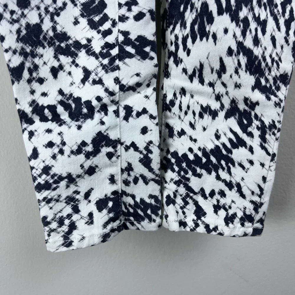 J Brand Women's Size 25 Super Skinny Labyrinth Print Pants